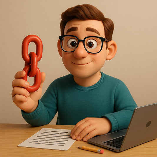 Illustration depicting anchor text best practices for natural link building