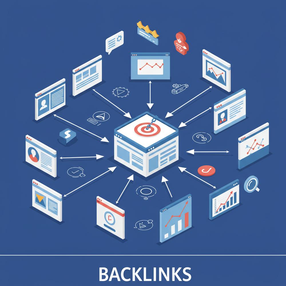 Illustration depicting blogging strategies for eCommerce sites to earn high-quality backlinks