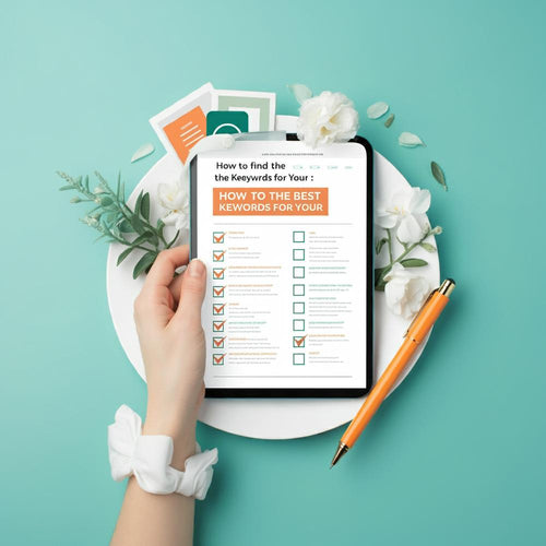 Illustration depicting keyword research for blogs and websites