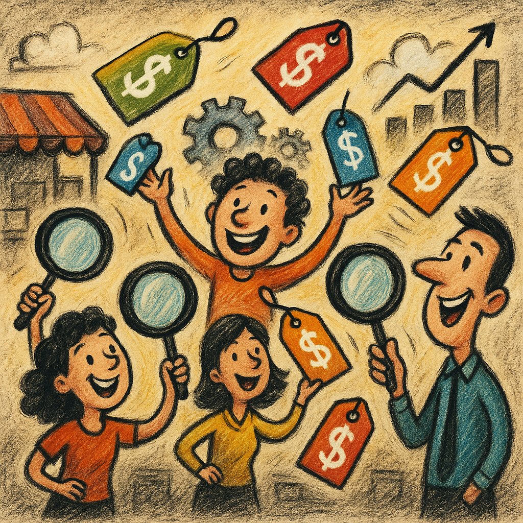 Fun illustration of dynamic pricing that stays content-rich and SEO-safe