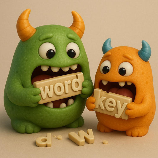 Illustration explaining keyword cannibalization and SEO optimization strategies