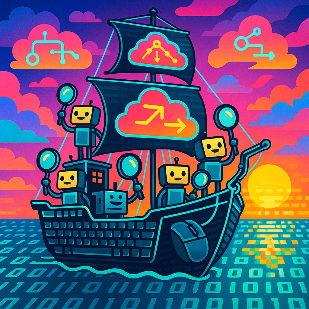 SEO Ship of Theseus Paradox visual metaphor with website content