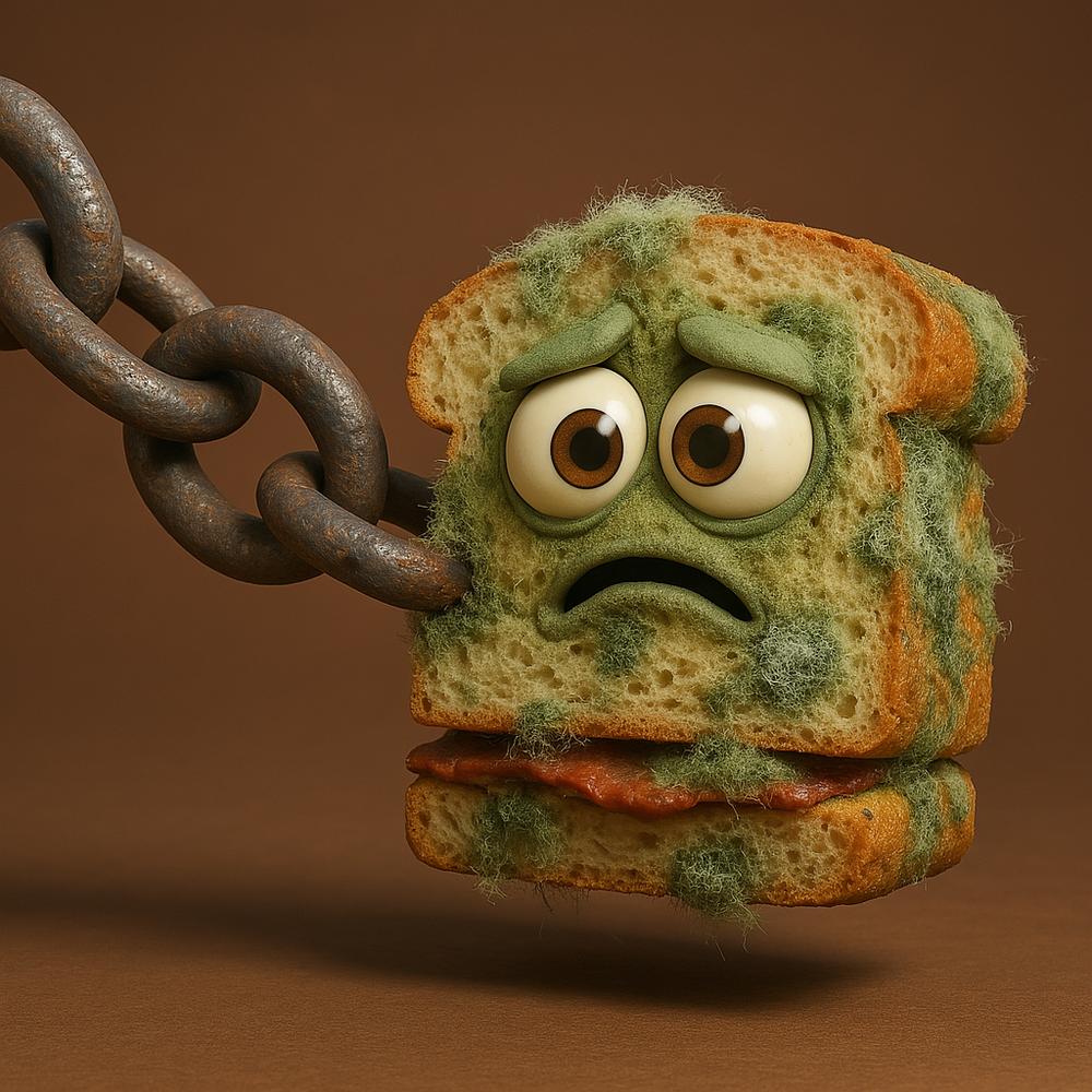 Illustration depicting the concept of link rot with broken hyperlinks