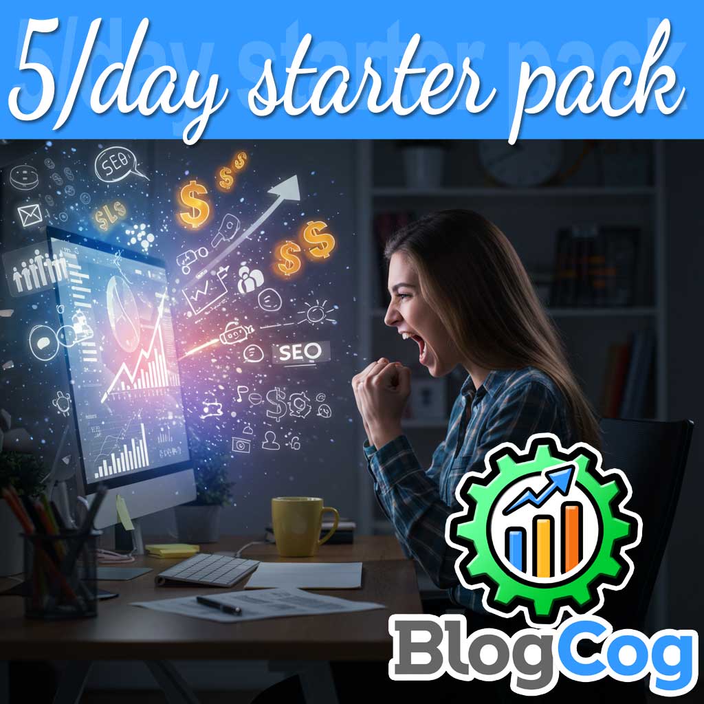 BlogCog 5/Day Starter Pack - Everything You Need to Get Going!