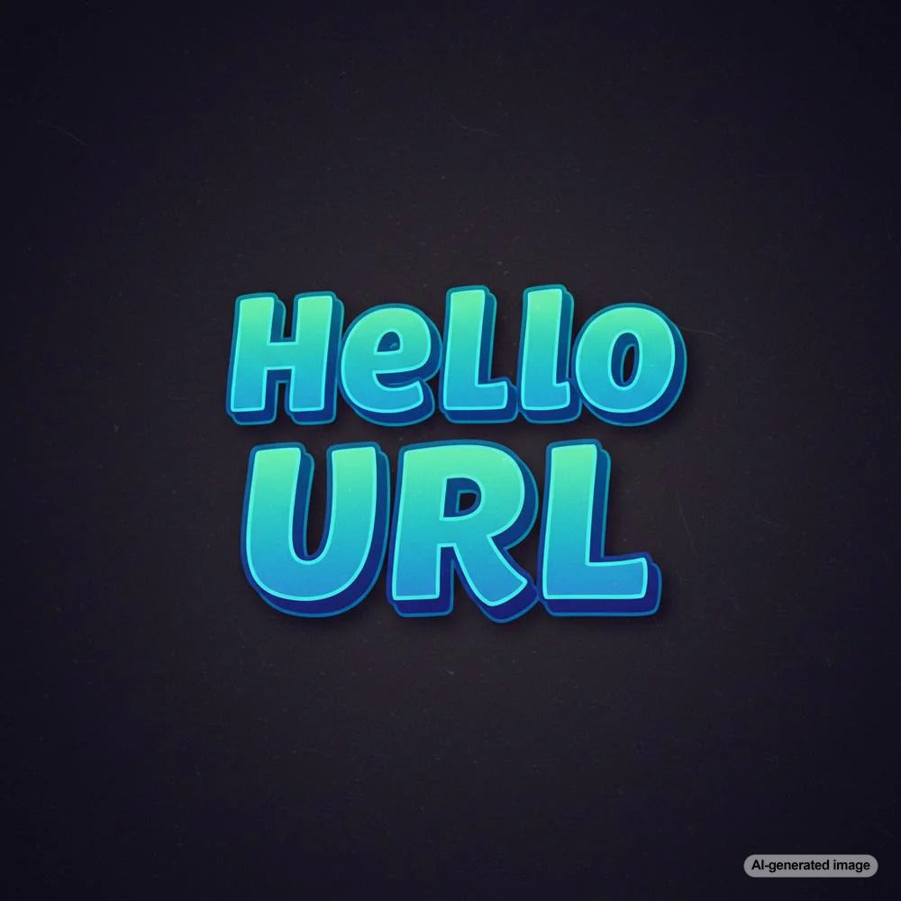 Illustration depicting the structure of a clean and optimized URL