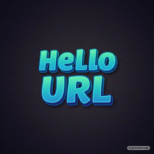Illustration depicting the structure of a clean and optimized URL