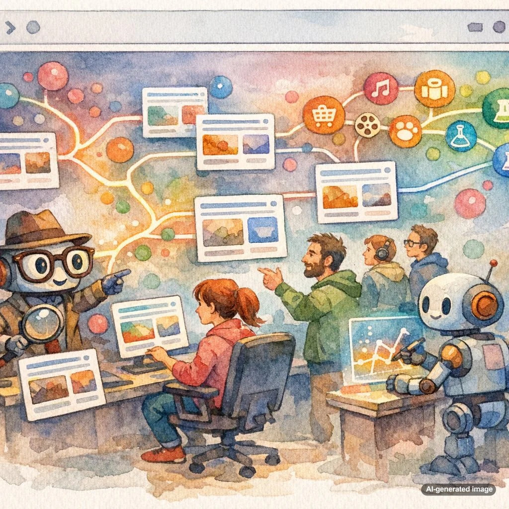 Analyzing People Also Search for data to understand related topics and user search journeys for SEO strategy
