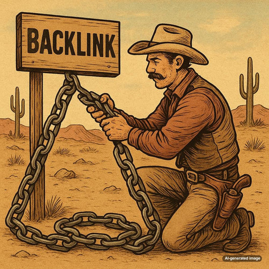 Illustration depicting ethical backlink building strategies for blogs