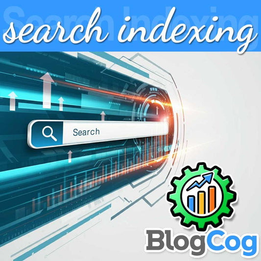 BlogCog's automated indexing service illustration