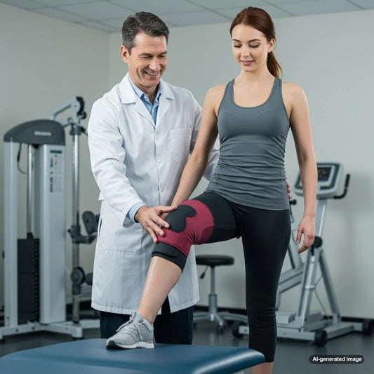 Physical therapist writing a blog to attract local clients