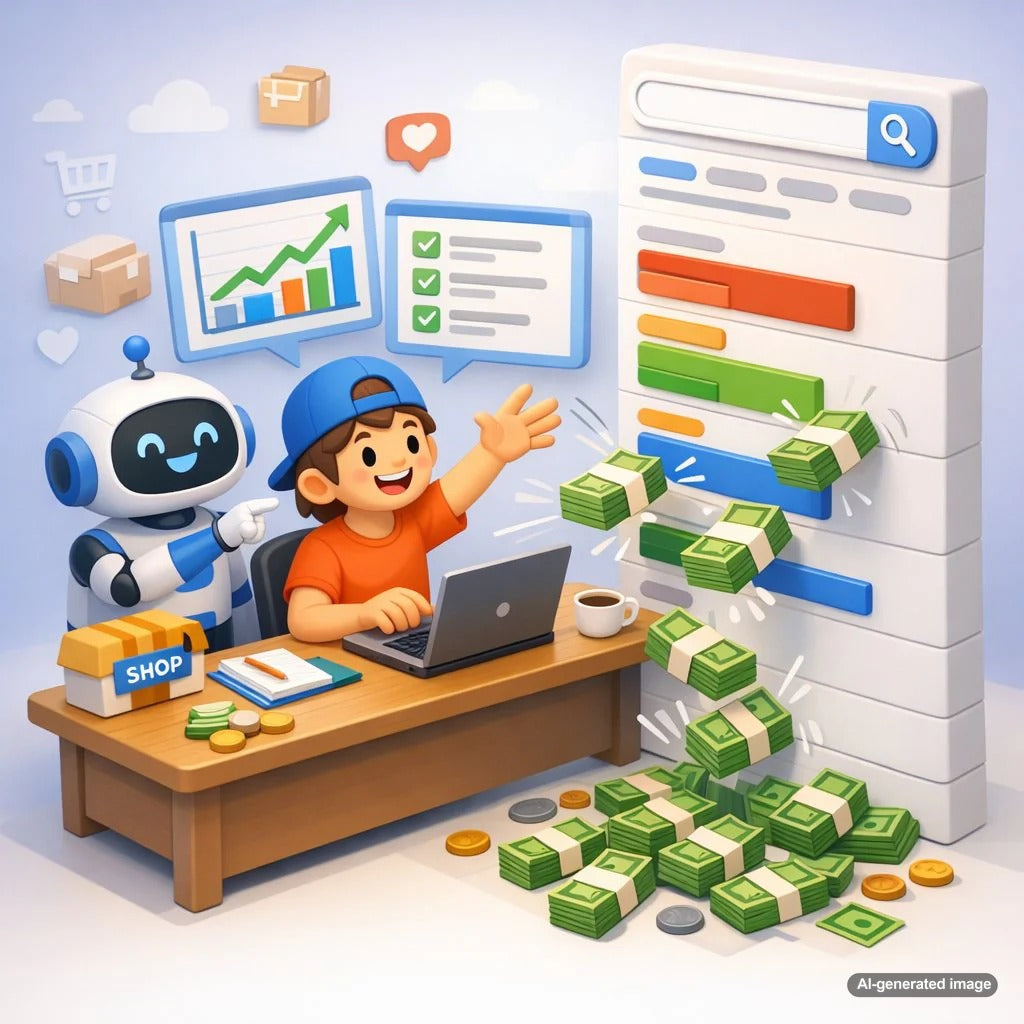 Illustration representing the question can I pay Google to rank higher and how search rankings work