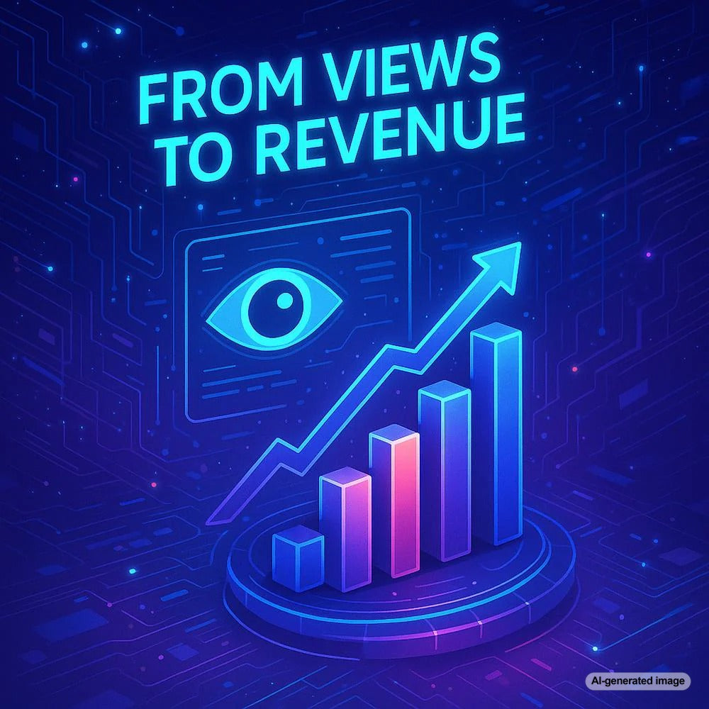 Illustration depicting various content marketing KPIs and metrics