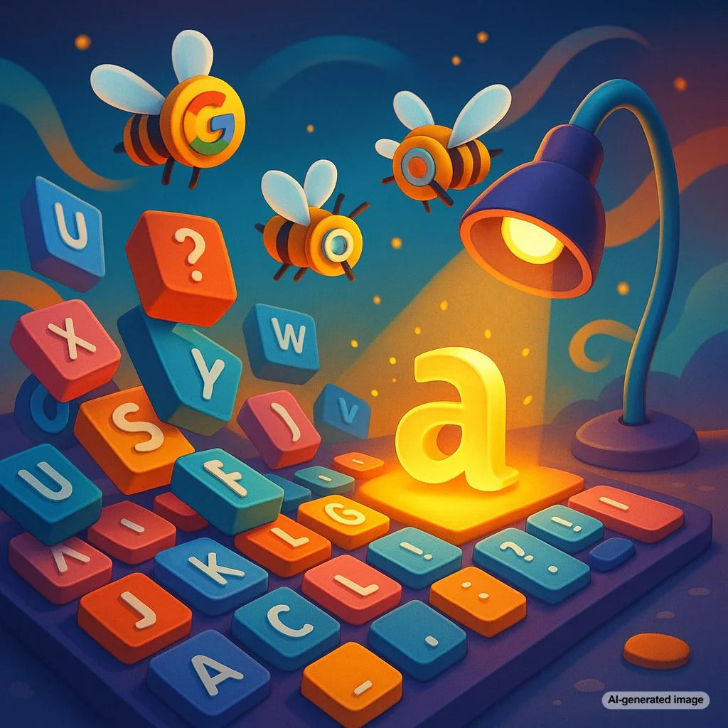 A visual representation of how a typographical error can dominate search engine results