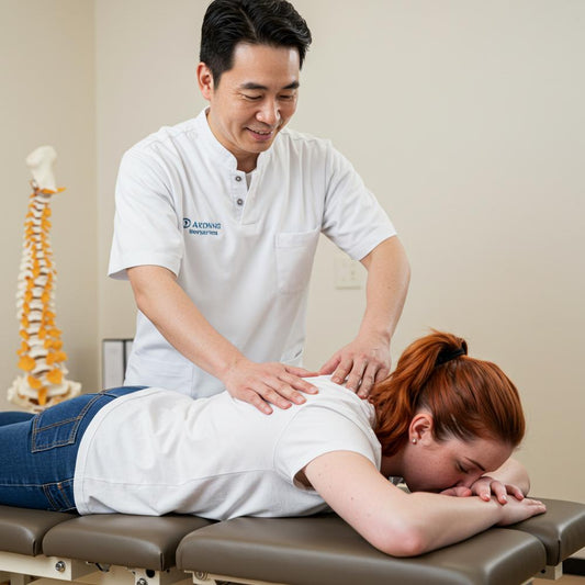 Chiropractor writing a blog to attract new patients