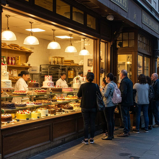 Bakery blog promoting birthday cakes and wedding treats