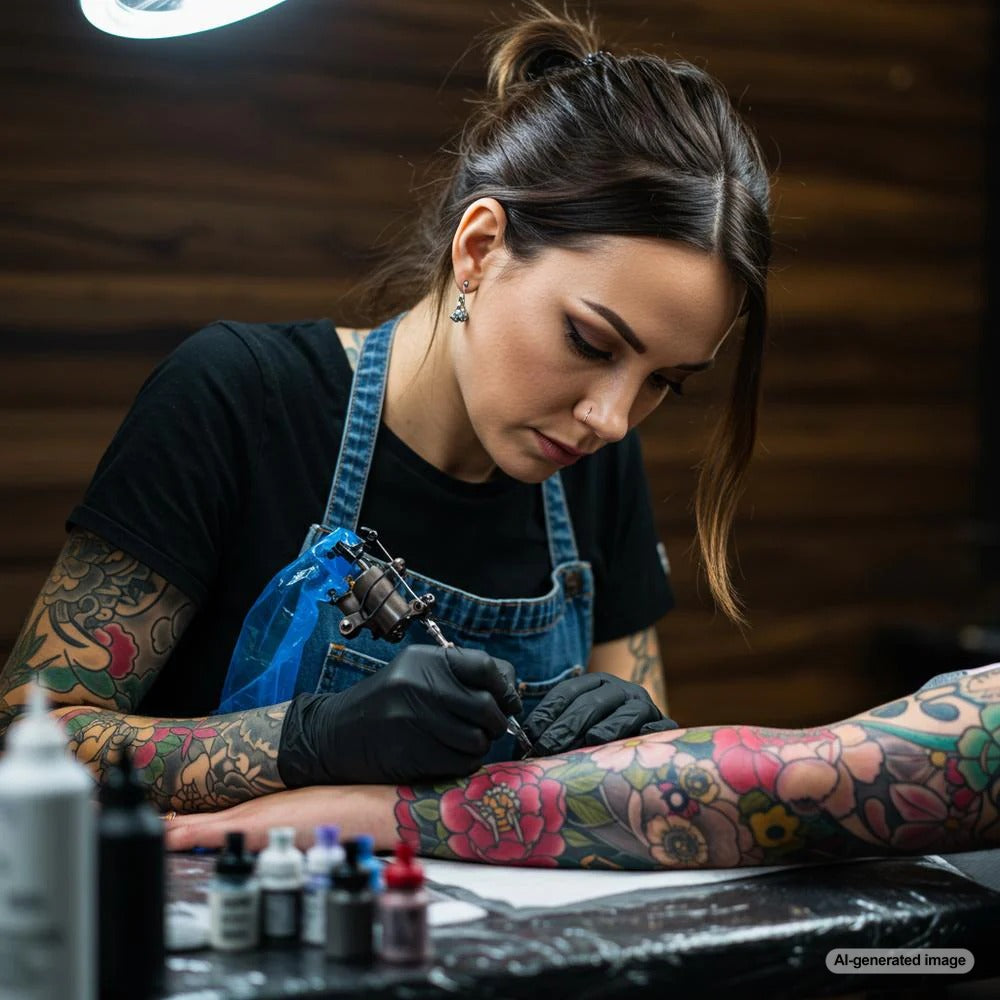Tattoo artist blogging to attract new clients