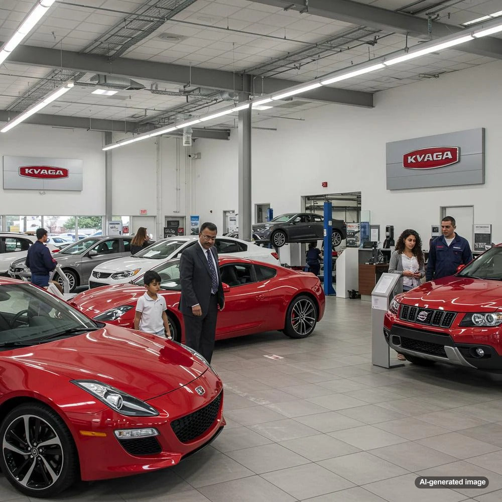 Car dealership with increased customer traffic due to effective blogging strategies