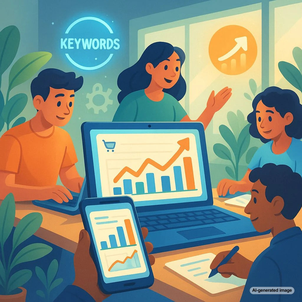 E-commerce site ranking higher in search results due to effective blogging strategy