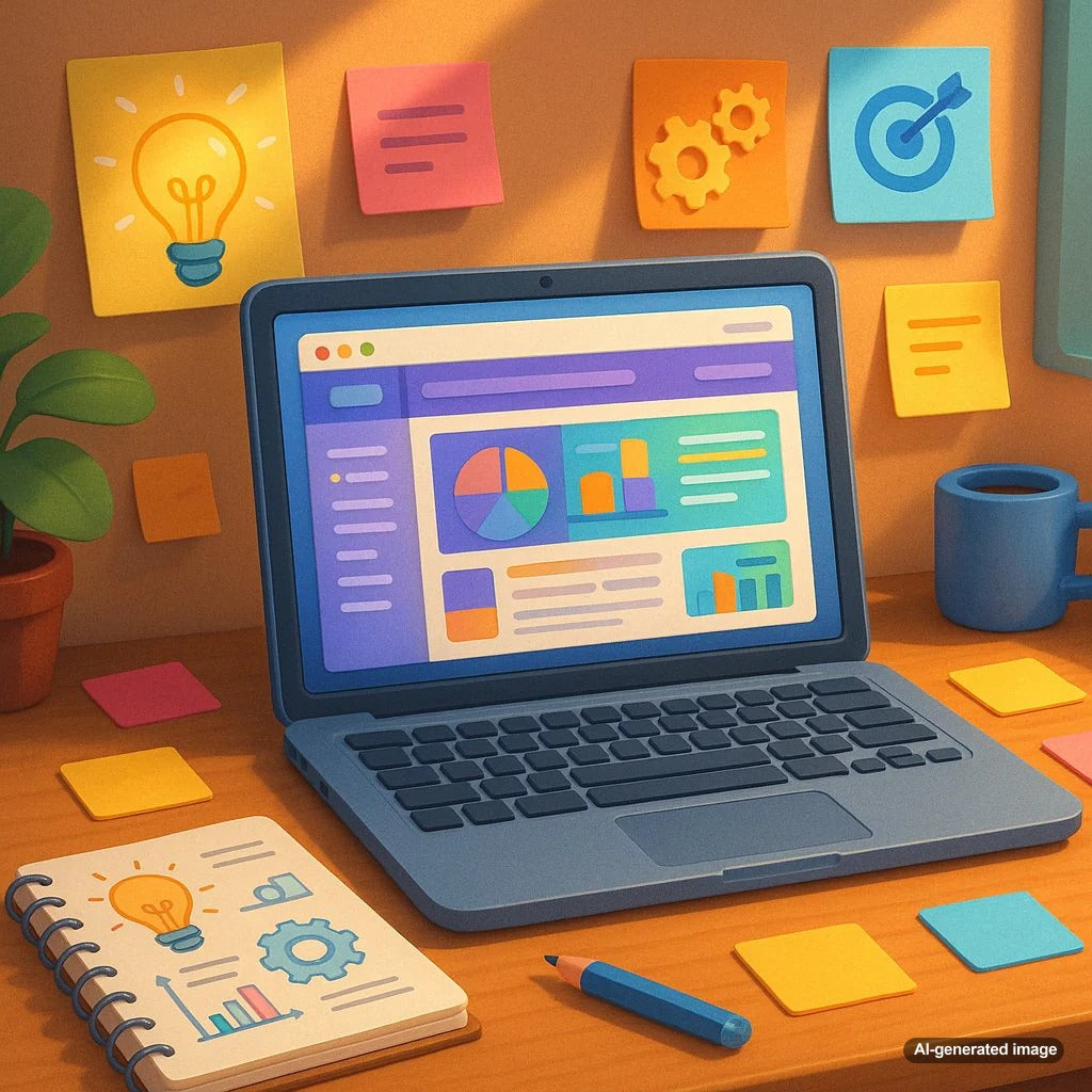 Illustration showing how blogging enhances meta titles and descriptions for SEO