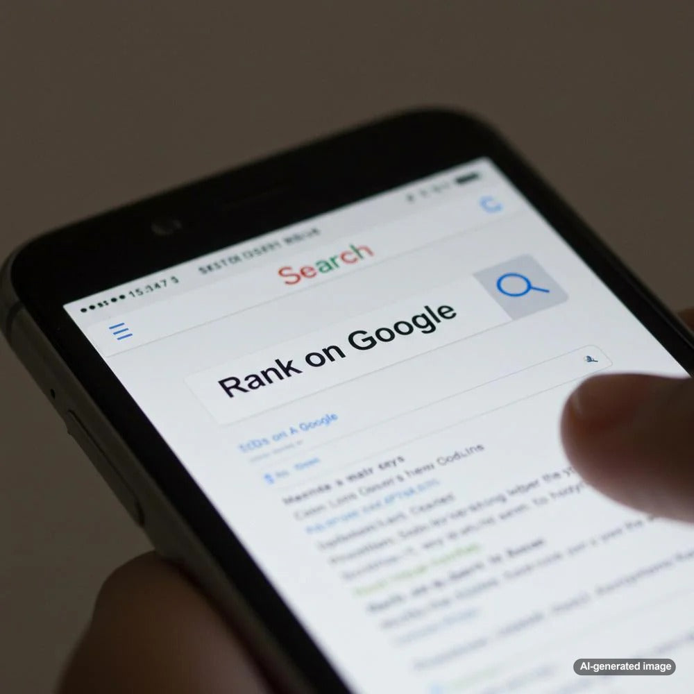 Illustration depicting the impact of blogging on eCommerce store's Google ranking