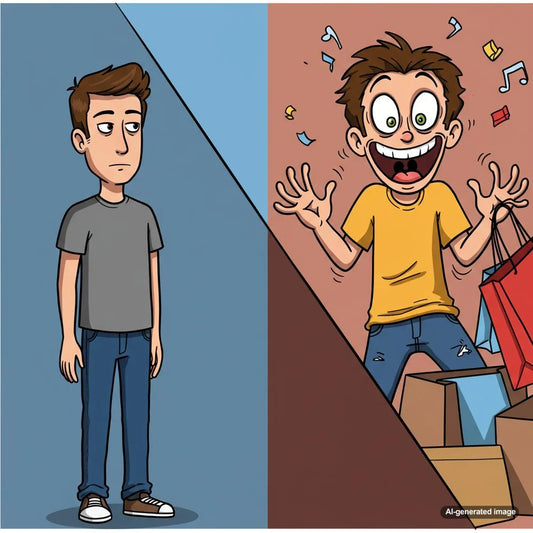 Illustration depicting the transformation of casual website visitors into loyal customers through engaging blog content