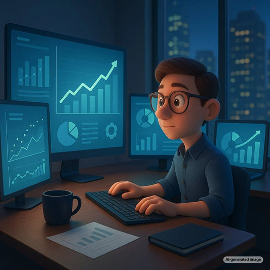 Illustration depicting SEO strategies increasing web traffic