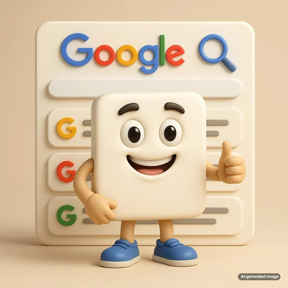 Illustration depicting strategies to appear on top of Google Search results