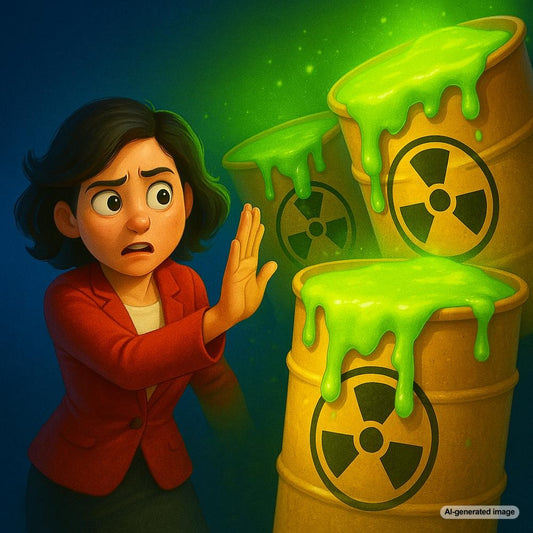 Illustration depicting the process of disavowing toxic backlinks