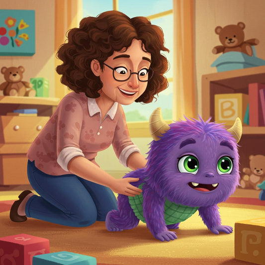 Illustration of Google's web crawler indexing a blog