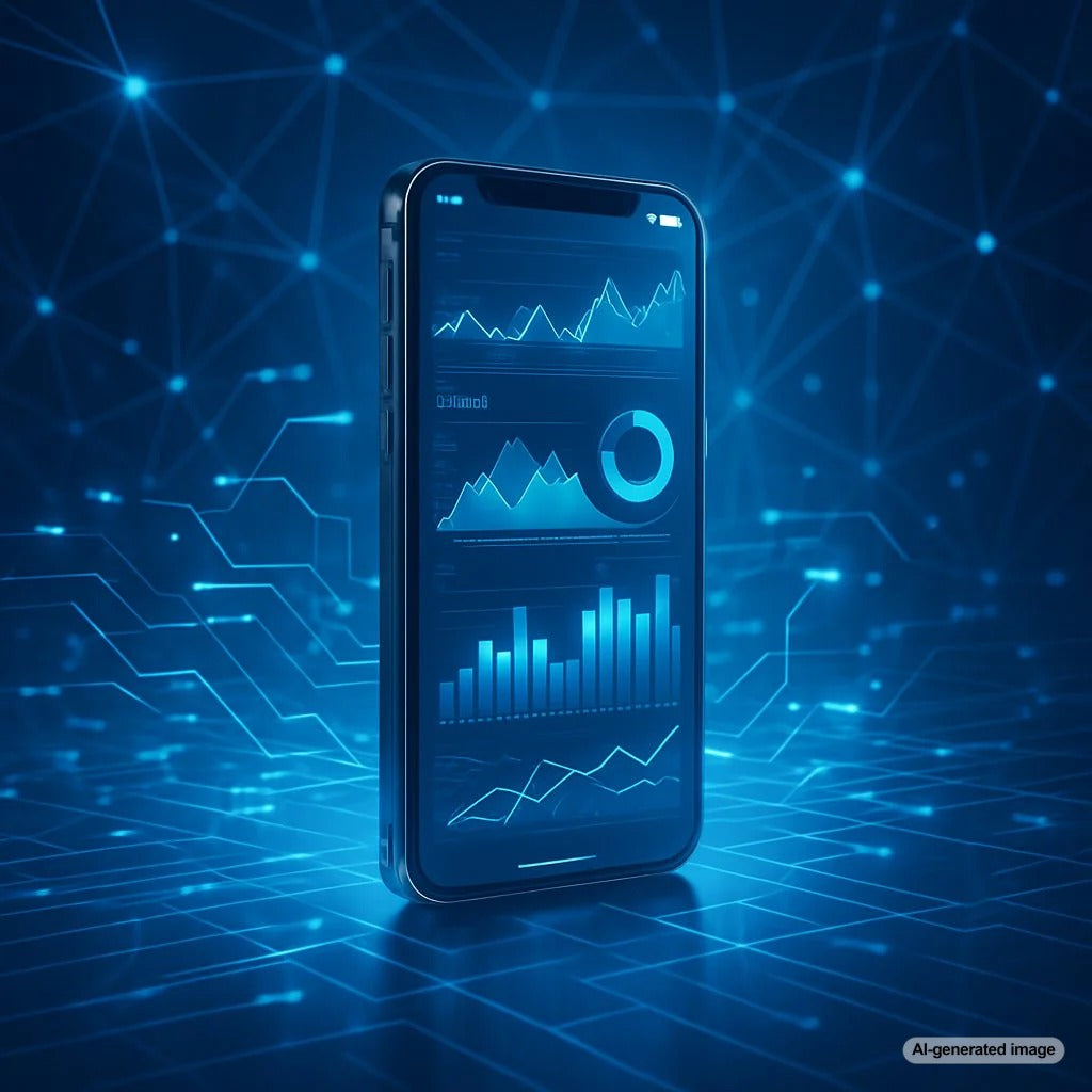 A guide on optimizing websites for mobile SEO, with a phone displaying a website