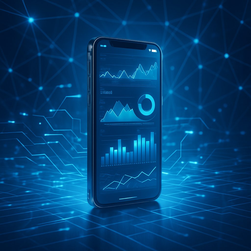 A guide on optimizing websites for mobile SEO, with a phone displaying a website