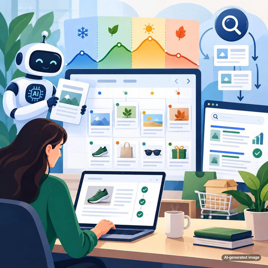 Publishing calendar organized around seasonal search demand, keyword trends, and SEO content timing
