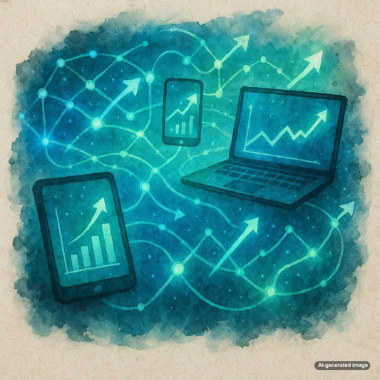 Illustration of high-quality backlinks connecting various blogs