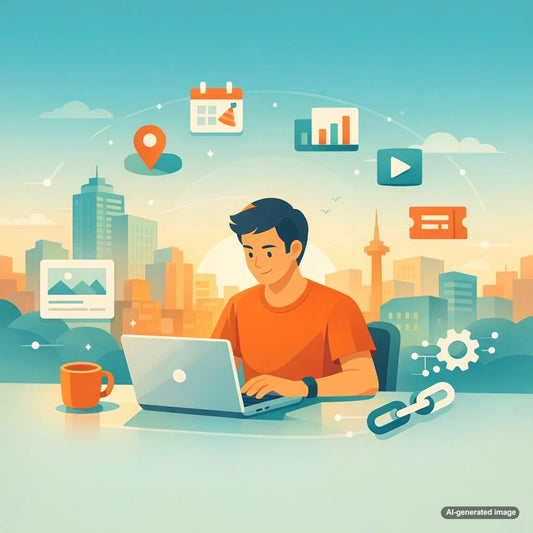 Local SEO strategy guide showing how to build citations and backlinks using city events and news keywords