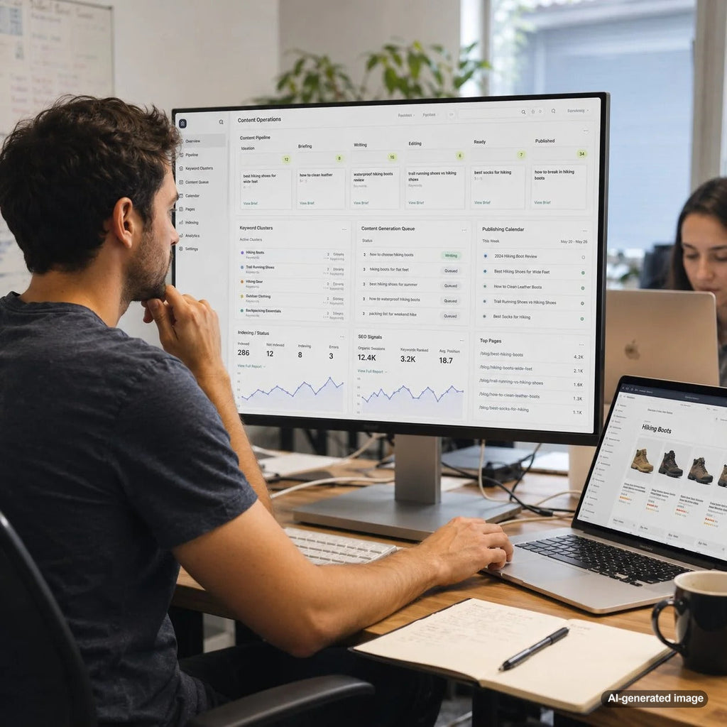 Scalable content system planning for niche sites and sustainable organic search growth