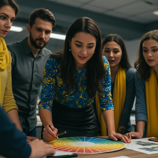 Color palette selection for blog design