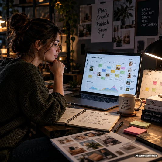 Annual content demand calendar planning for SEO, seasonal search trends, and year-round content strategy