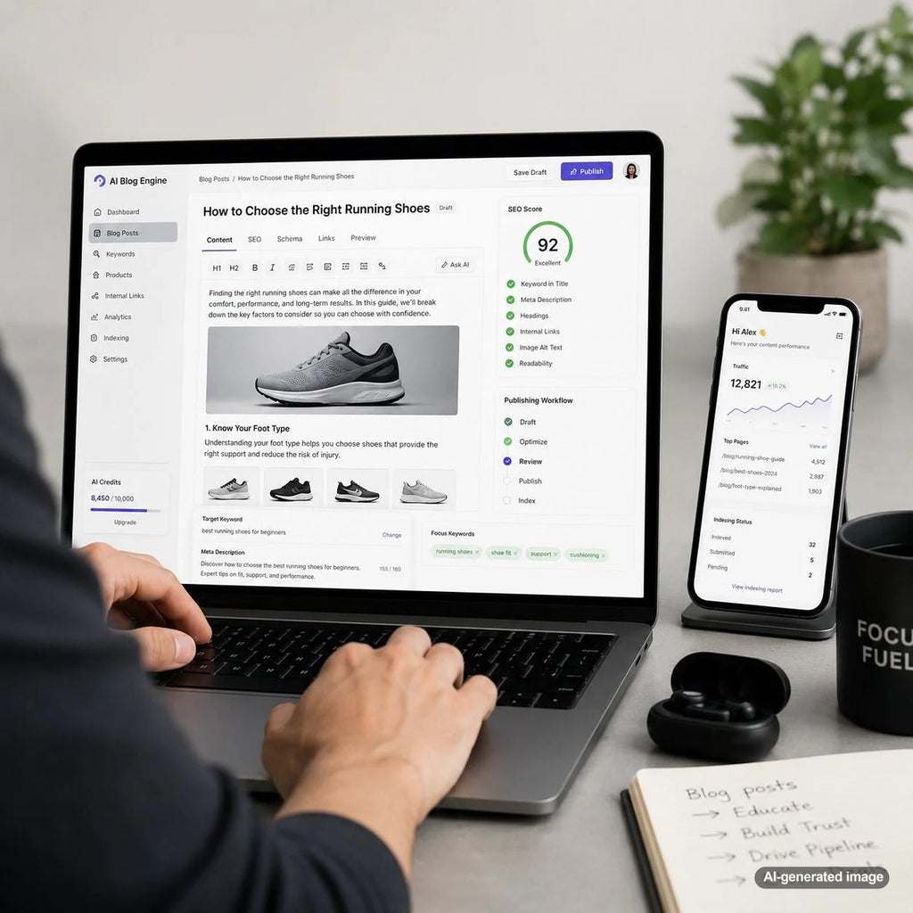 Sales team using SEO blog posts and buyer-focused content to close more deals