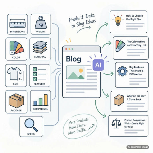 How to create blog topics from product attributes and specifications for SEO content planning