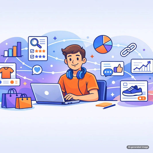 Illustration representing linkable assets, original research, and surveys that attract backlinks from publishers