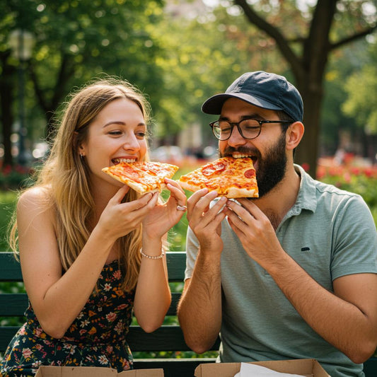 Illustration depicting the process of creating shareable blog content