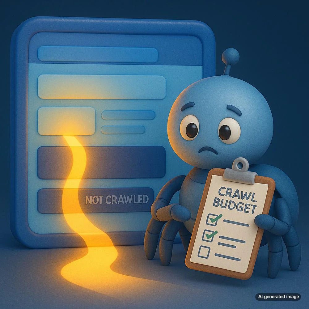 Illustration of crawl budget optimization strategies