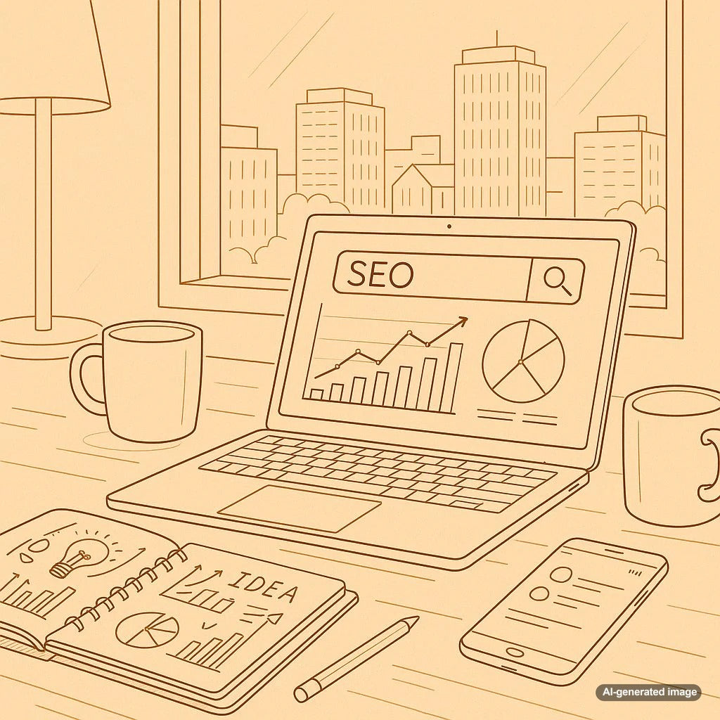 A person typing on a laptop with local news websites and blogs open, symbolizing backlink strategies