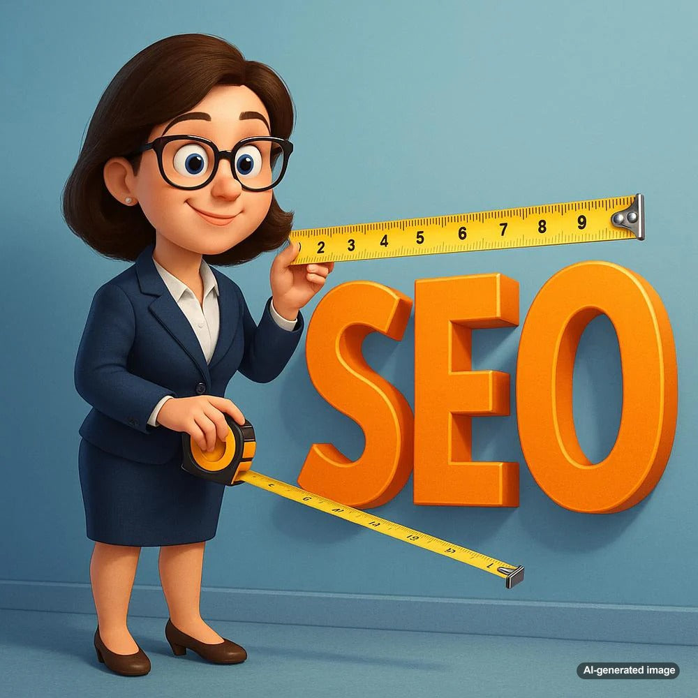 Illustration depicting various SEO performance metrics beyond rankings