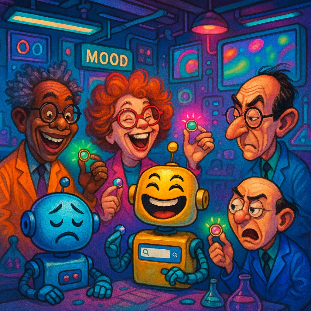 Visual representation of mood-based search filters in Google