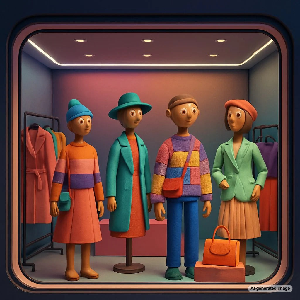 Visual example of Shop the Look optimization for product listings