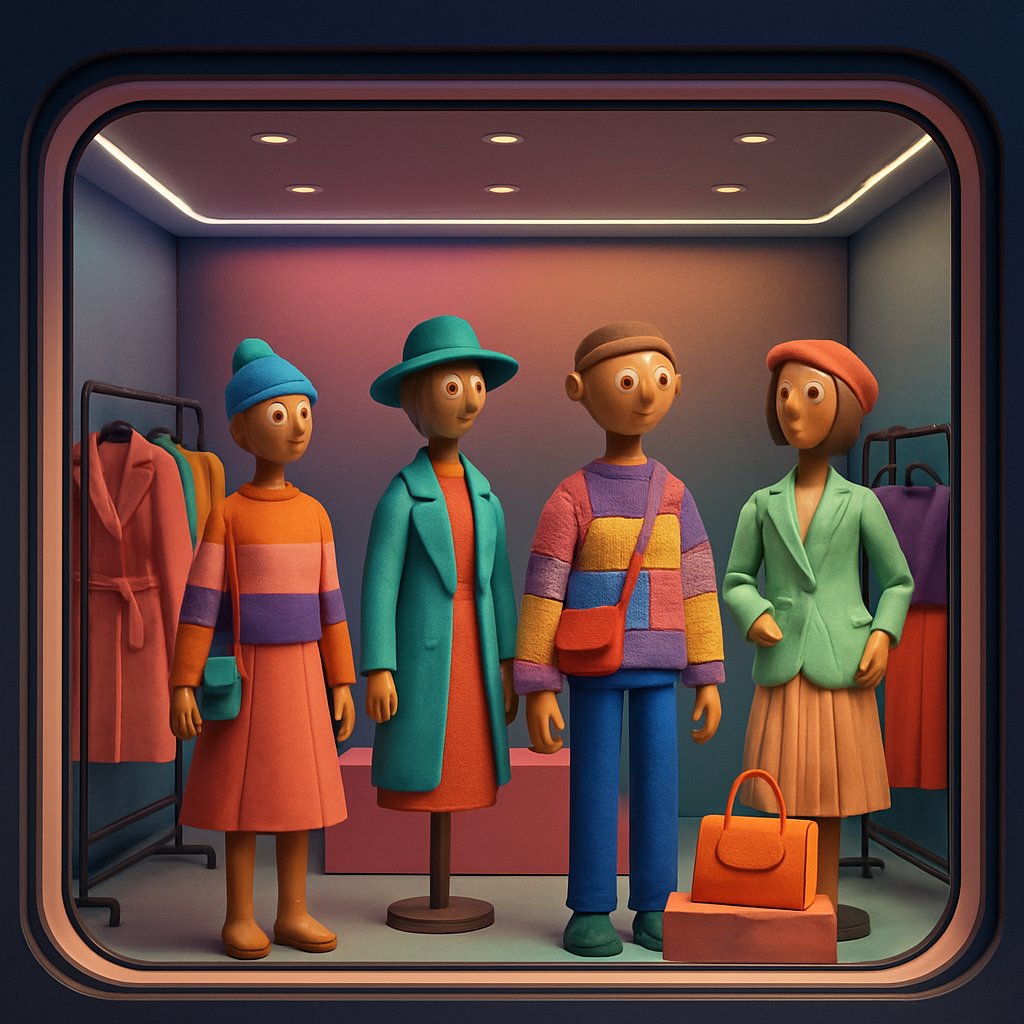 Visual example of Shop the Look optimization for product listings