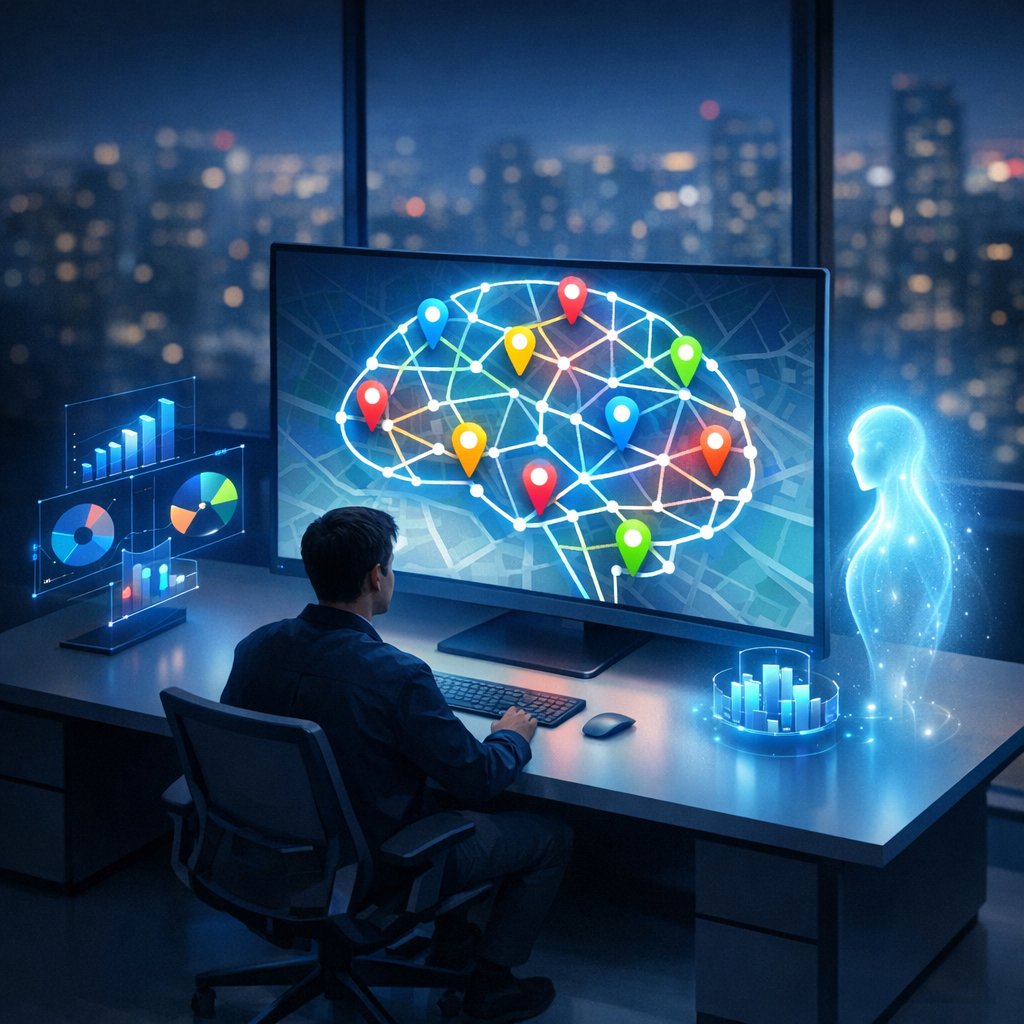 Google Business Profile optimization for local informational keywords and directions with map visibility, business details, reviews, and local search improvements