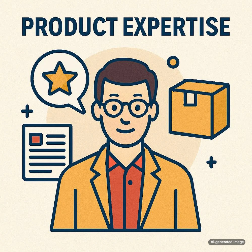 Illustration of blogging to showcase product expertise