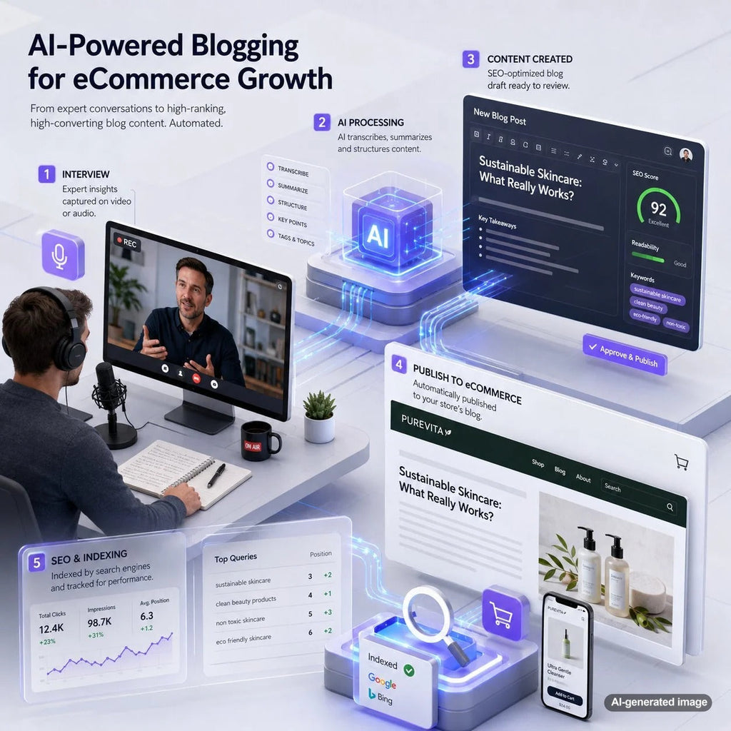 How to use expert interviews to create authoritative SEO content efficiently without manually writing every article